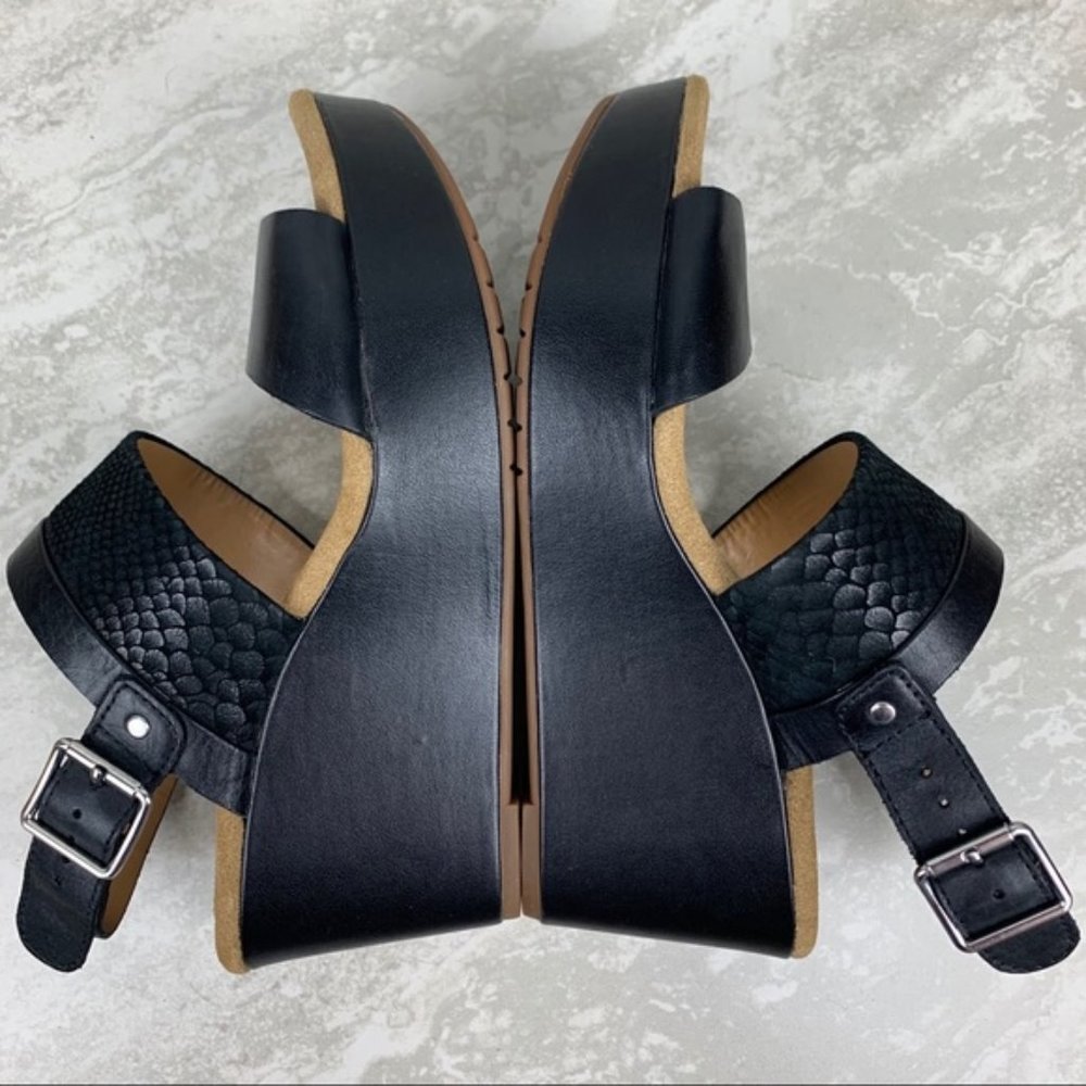 Clark Artisan Leather Platform Sandals